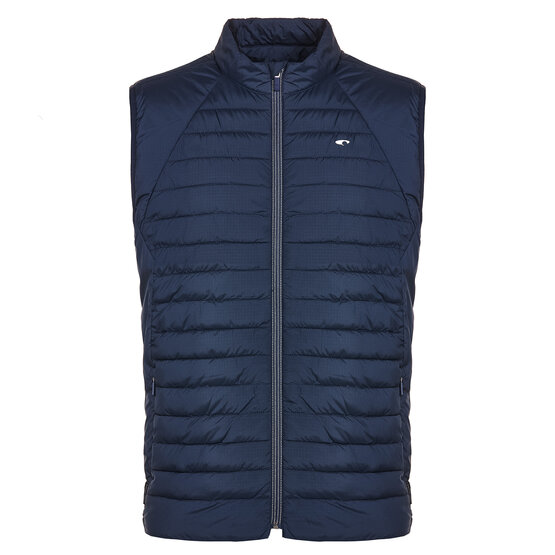 Image of Daniel Springs Quilted thermal vest navy