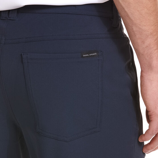 Daniel Springs  5-pocket stretch long pants navy
