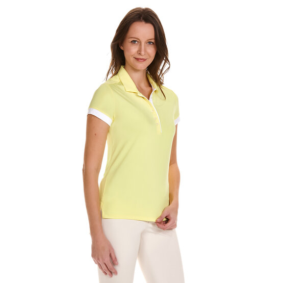 Valiente  Functional half-sleeved polo yellow