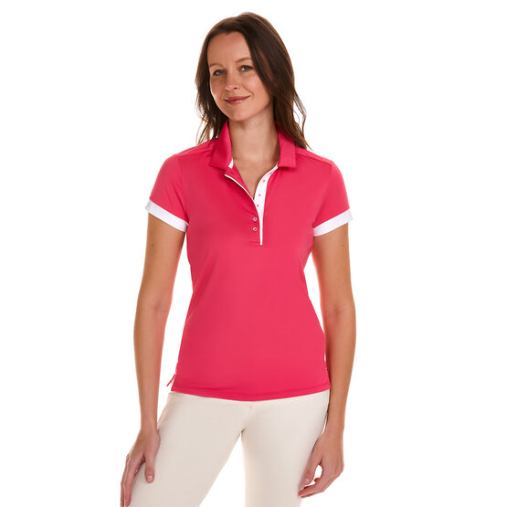 Valiente  Functional half-sleeved polo pink