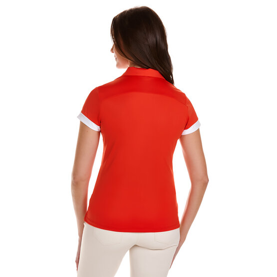 Valiente Funktions Halbarm Polo rot