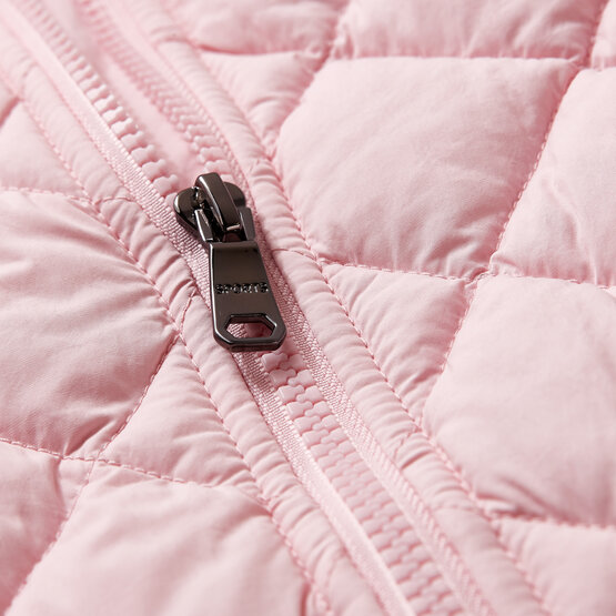 Valiente  Check quilted thermal vest pink