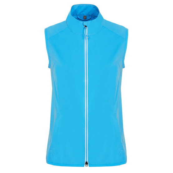 Valiente  Lightweight, water-repellent windstopper vest turquoise