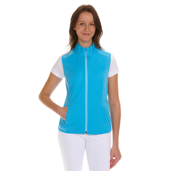 Valiente  Lightweight, water-repellent windstopper vest turquoise
