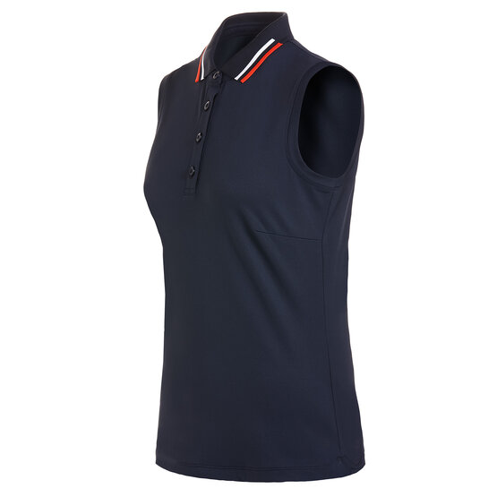 Valiente Funktions Pique  ohne Arm Polo navy