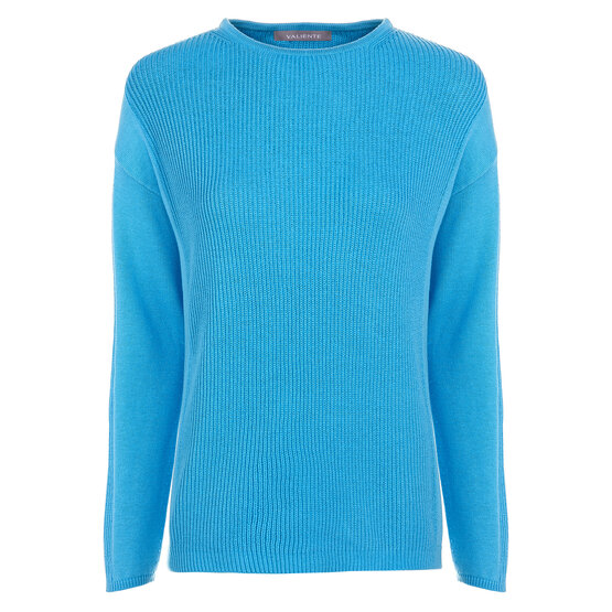 Valiente  Loose fit knit sweater turquoise