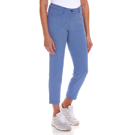 Valiente  DARIA 5-pocket stretch print 7/8 pants blue