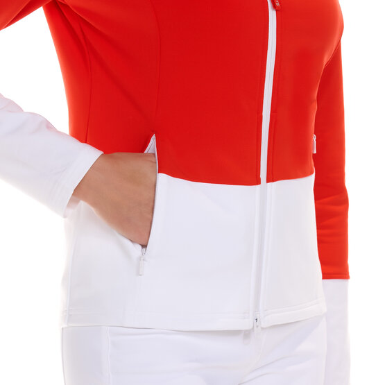 Valiente  Colorblock stretch jacket red