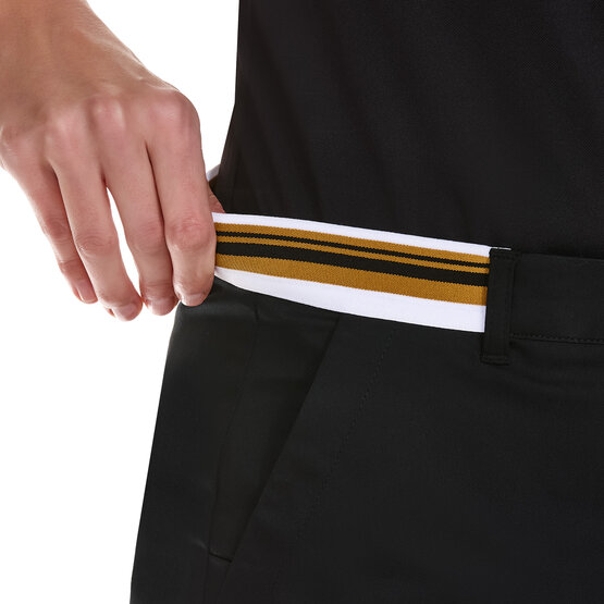 Valiente  ANOUK Kalhoty bermudy volného střihu s žakárovým pasem černá