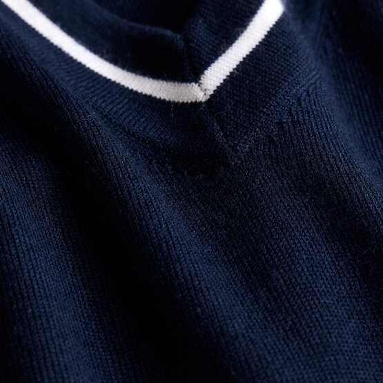 Valiente pletený svetr Basic námořnická modrá