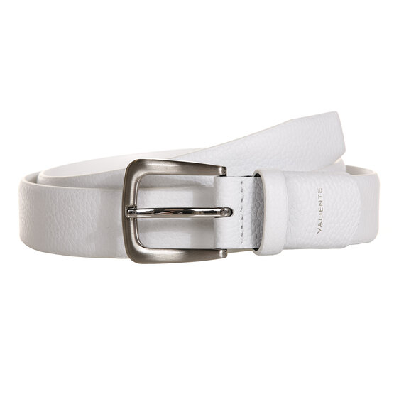 Image of Valiente Leather belt accessories white