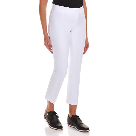 Valiente  LEXA slip-on pants with piping long pants white