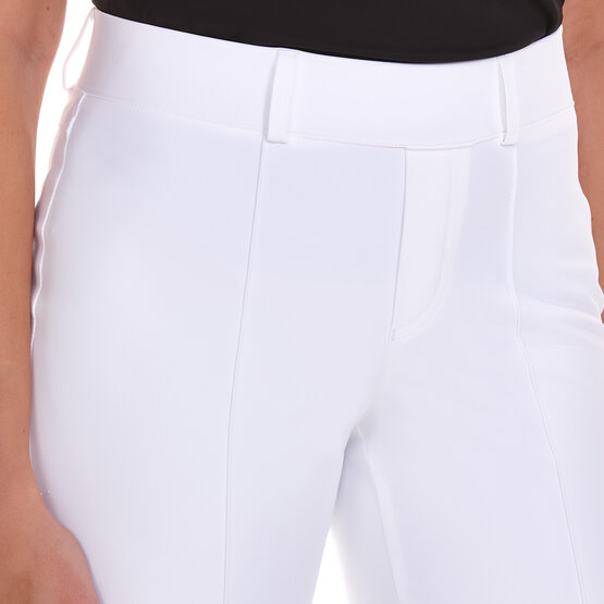 Valiente  LEXA slip-on pants with piping long pants white