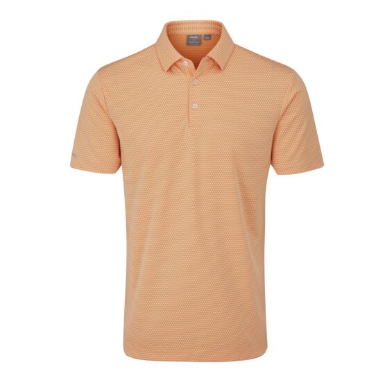 Ping  Hyalcyon half sleeve polo orange