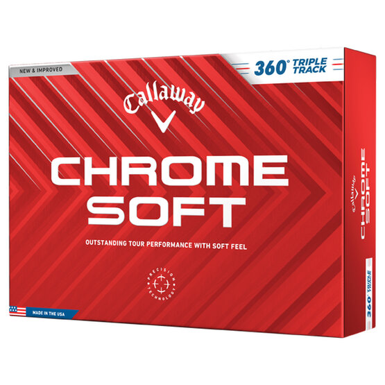 Callaway Chrome Soft 2024 TripleTrack 360 bílá