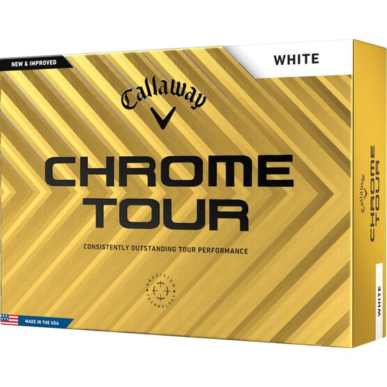 Callaway Chrome Tour 24 golfové míčky bílá