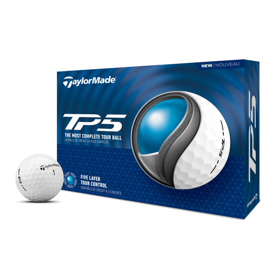 TaylorMade TP5 24 golfové míčky bílá