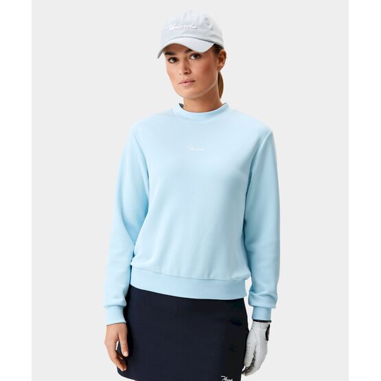 Macade Golf  Tech Range Crewneck Sweatshirt light blue