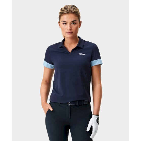 Macade Golf  Taylor Signature Shirt Half Sleeve Polo navy