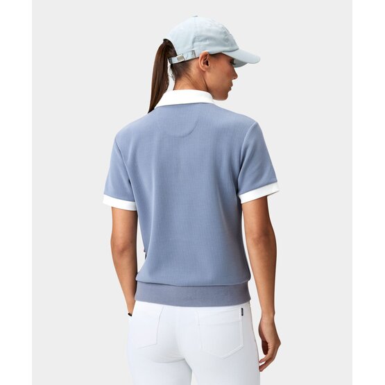 Macade Golf  Tech Range Polo Shirt Half Sleeve Polo gray