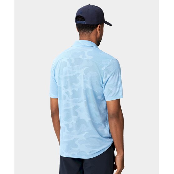 Macade Golf  Košile Mack Camp Polo s krátkým rukávem světle modrá