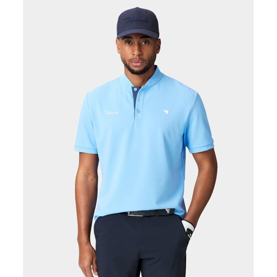 Macade Golf  Heath Bomber Shirt Half Sleeve Polo light blue