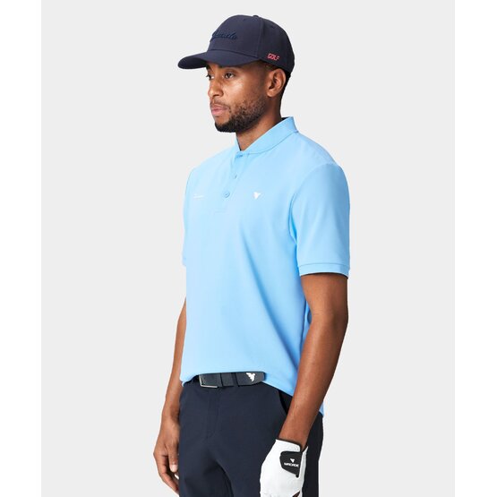 Macade Golf Košile Heath Bomber Polo s krátkým rukávem světle modrá