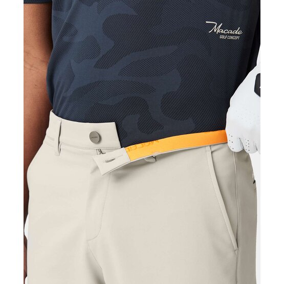 Macade Golf Four-Way Stretch Shorts Bermuda Hose hellgrau