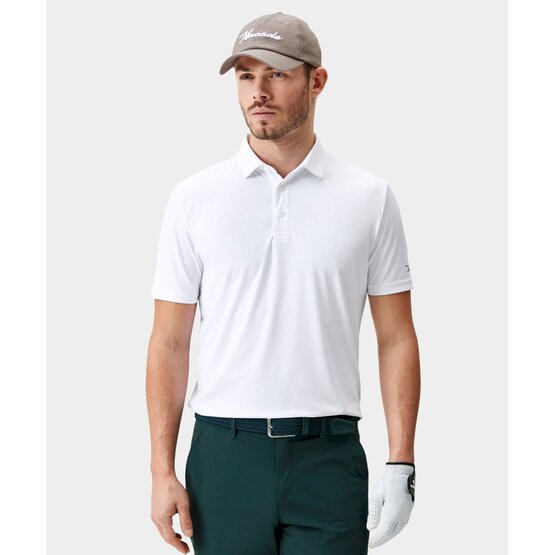 Macade Golf TX Tour Shirt Halbarm Polo weiß