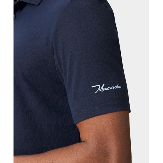 Macade Golf  TX Tour Shirt Half Sleeve Polo navy