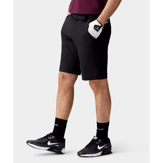 Macade Golf Four-Way Stretch Shorts Bermuda Hose schwarz