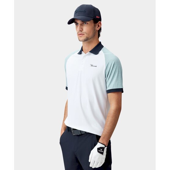 Macade Golf TR Pro Shirt Halbarm Polo weiß