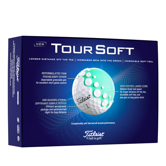 Titleist Tour Soft 24 Golfbälle weiß