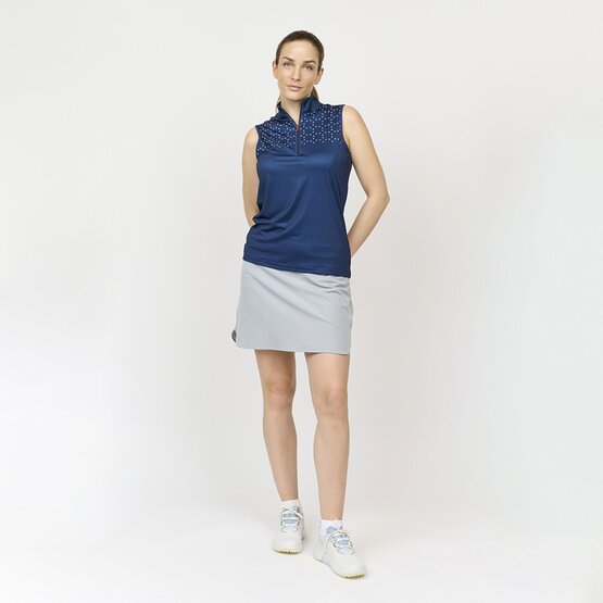 Backtee Ladies Icon ohne Arm Polo navy