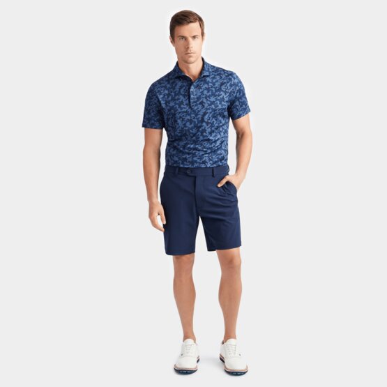 G Fore MAPPED ICON CAMO TECH JERSEY Halbarm Polo navy