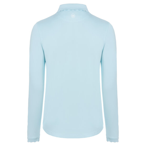 Peter Millar  OPAL LONG SLEEVE STRETCH JERSEY long sleeve polo turquoise
