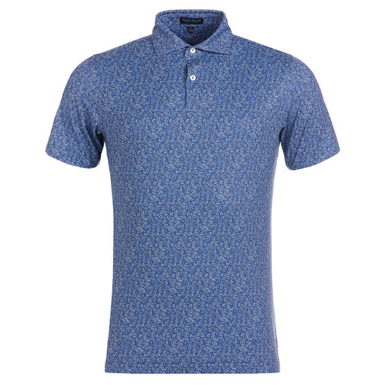Image of FIELDS OF CARLSBAD PERFORMANCE half-sleeve polo blue