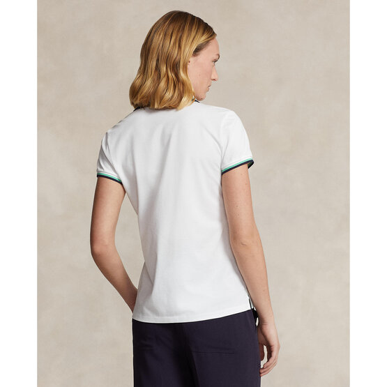 Polo Ralph Lauren  CLASSIC TIPPING COLLAR half-sleeve polo white