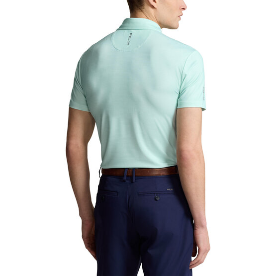 Polo Ralph Lauren  RLX HOUNDSTOOTH half-sleeve polo turquoise