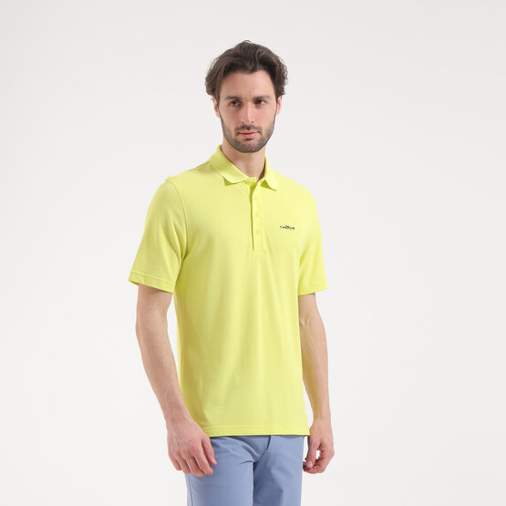 Chervo  ADDRESS half-sleeve polo yellow