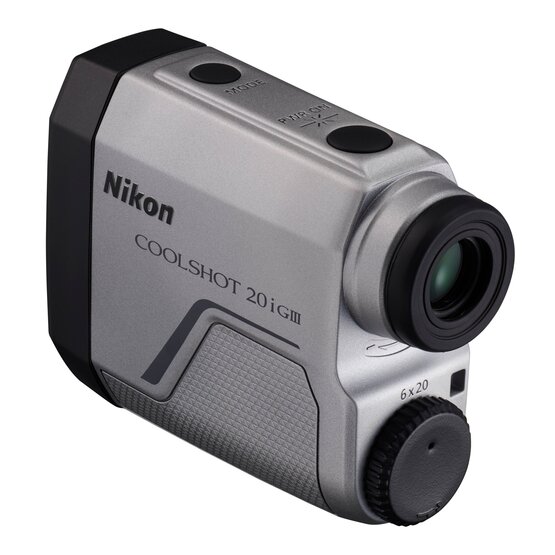 Nikon Coolshot 20i GIII Laser-Entfernungsmesser silber