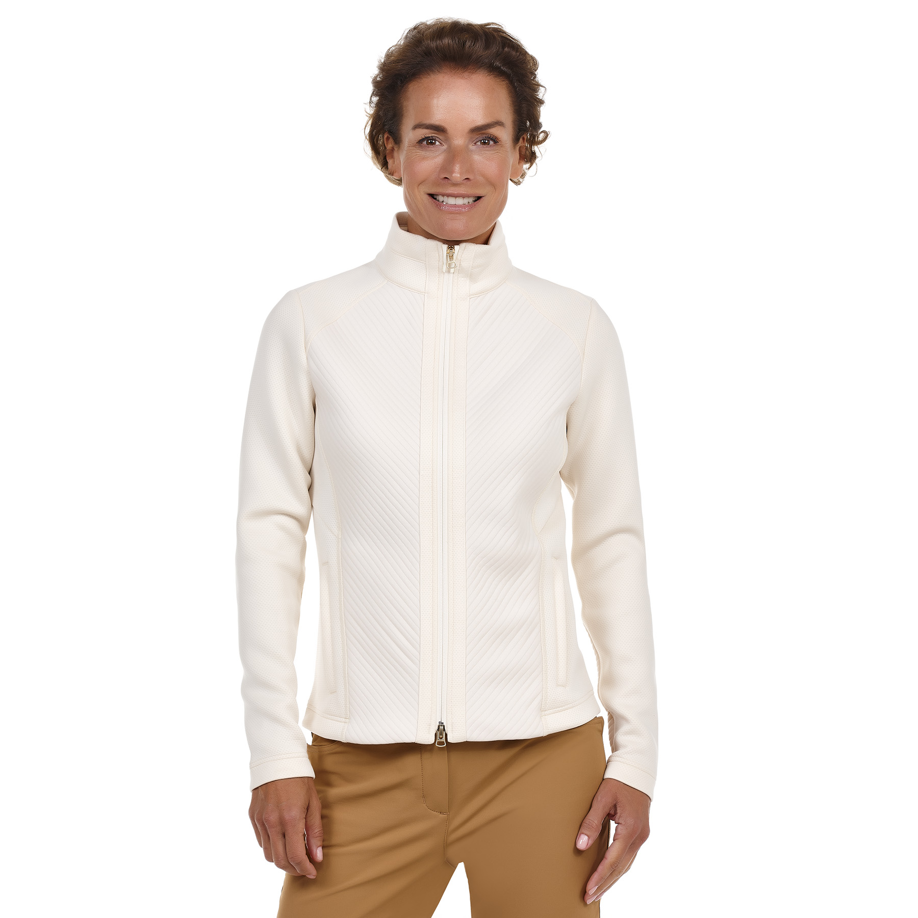Valiente Powerstretch Jacke in beige online kaufen
